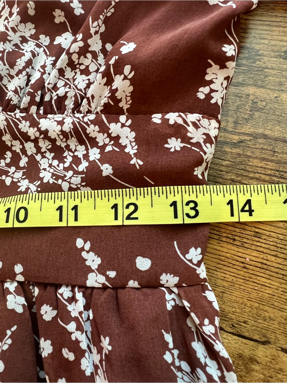 Altar’d State Loretta Floral Fit & Flare Mini Dress Brown Boho M - Picture 6 of 11